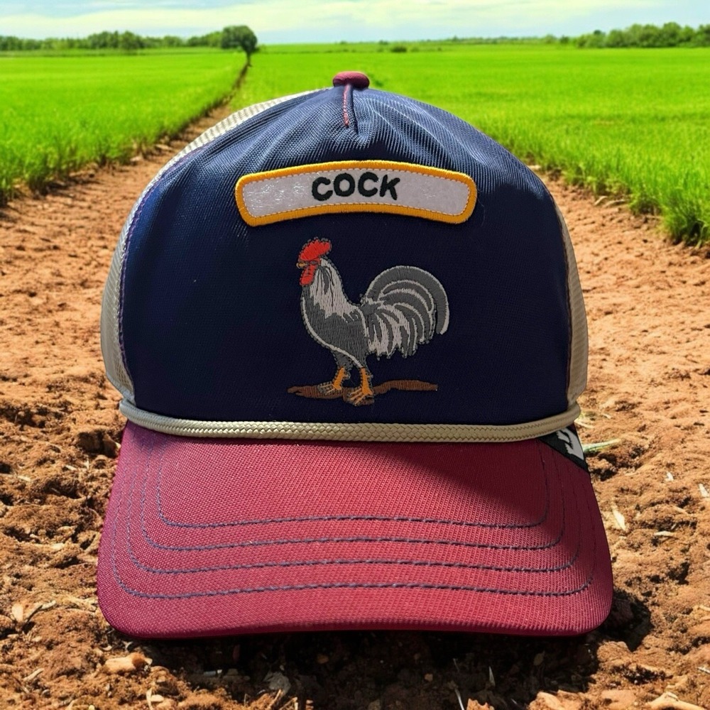 NEW Goorin Bros. C CK Trucker Hat SnapBack OSFA Maroon, Blue, Gray LIMITED